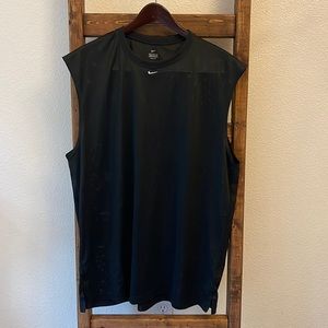 Black Nike dry, fit jersey, shirt, sleeveless, men’s size extra large. XL. NWOT